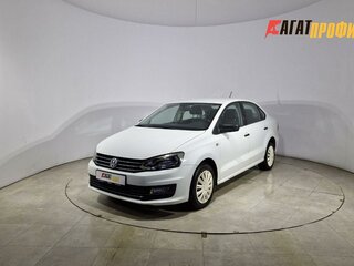 2018 Volkswagen Polo V Рестайлинг, белый, 1180000 рублей, вид 1