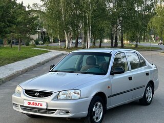 2007 Hyundai Accent ТагАЗ II, серебристый, 350000 рублей, вид 1