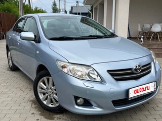 2008 Toyota Corolla AMT X (E140, E150), голубой, 770000 рублей, вид 1