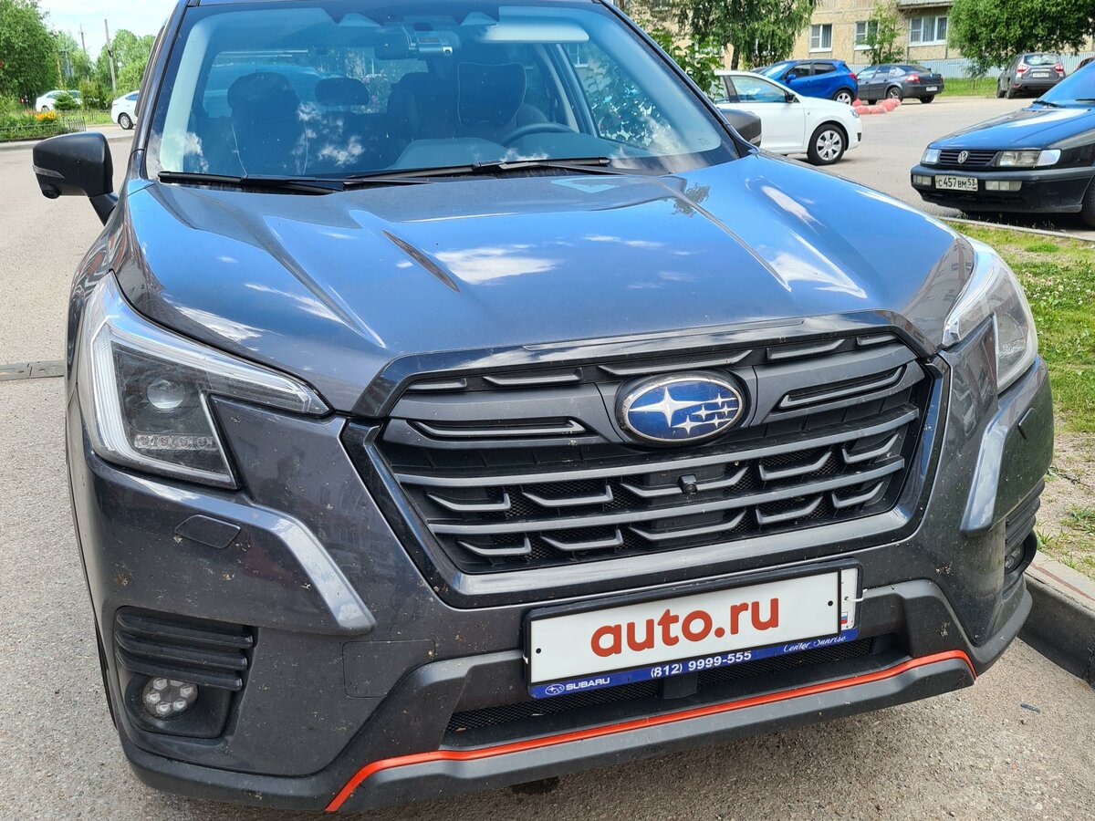 Субару форестер серый