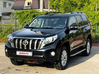 2016 Toyota Land Cruiser Prado 150 Series Рестайлинг 1, чёрный, 3950000 рублей, вид 1