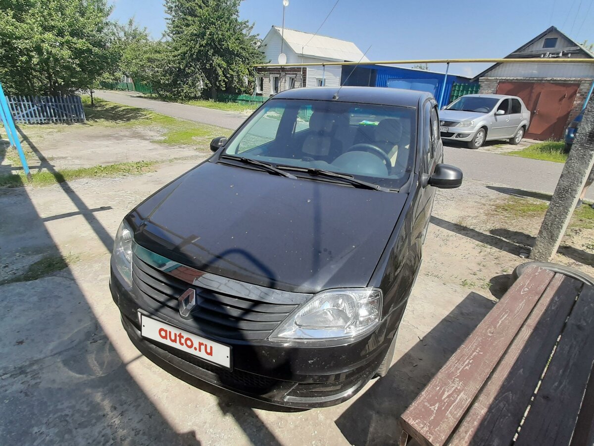 Ренаулт логан черный