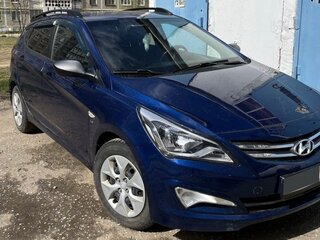 2014 Hyundai Solaris I Рестайлинг, синий, 850000 рублей, вид 1