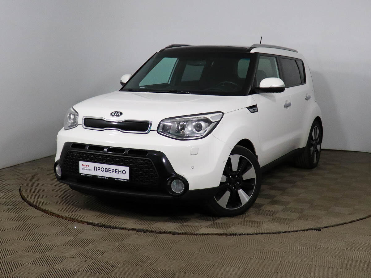 Kia Soul 2015 белый черный