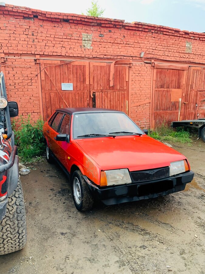 1997 LADA (ВАЗ) 21099, красный, 47000 рублей - вид 3