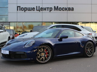 2019 Porsche 911 Carrera 4S VIII (992), синий, 11990000 рублей, вид 1