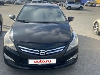 2015 Hyundai Solaris I Рестайлинг, чёрный, 355000 рублей, вид 1