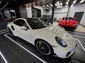 2017 Porsche 911 Turbo S VII (991) Рестайлинг, белый, 13500000 рублей, вид 1