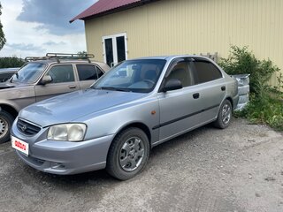 2007 Hyundai Accent ТагАЗ II, серебристый, 345000 рублей, вид 1