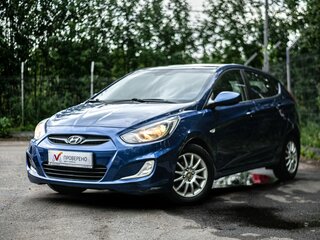 2011 Hyundai Solaris I, синий, 669000 рублей, вид 1