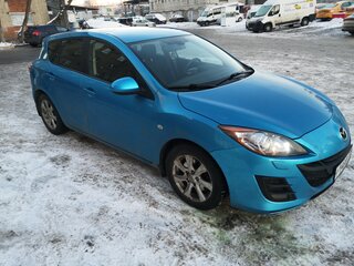 2009 Mazda 3 II (BL), голубой, 650000 рублей, вид 1