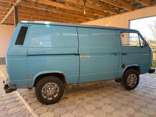 1990 Volkswagen Transporter T3, голубой, 400000 рублей, вид 3