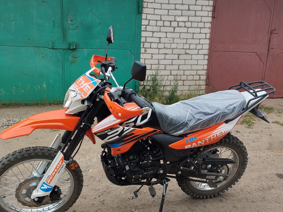 Купить б/у Racer Enduro карбюратор 5 передач в Кимрах: оранжевый ...