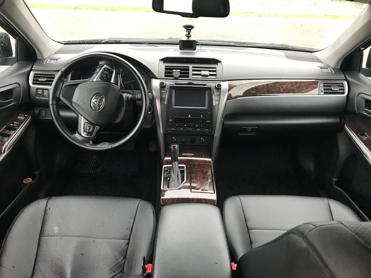 2016 Toyota Camry VII (XV50) Рестайлинг, чёрный - вид 20