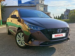 2022 Hyundai Solaris II Рестайлинг, коричневый, 1830000 рублей, вид 1