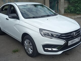 2024 Lada (ВАЗ) Vesta I Рестайлинг (NG), белый, 1650000 рублей, вид 1