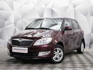 2010 Skoda Fabia II Рестайлинг, коричневый, 408000 рублей, вид 1