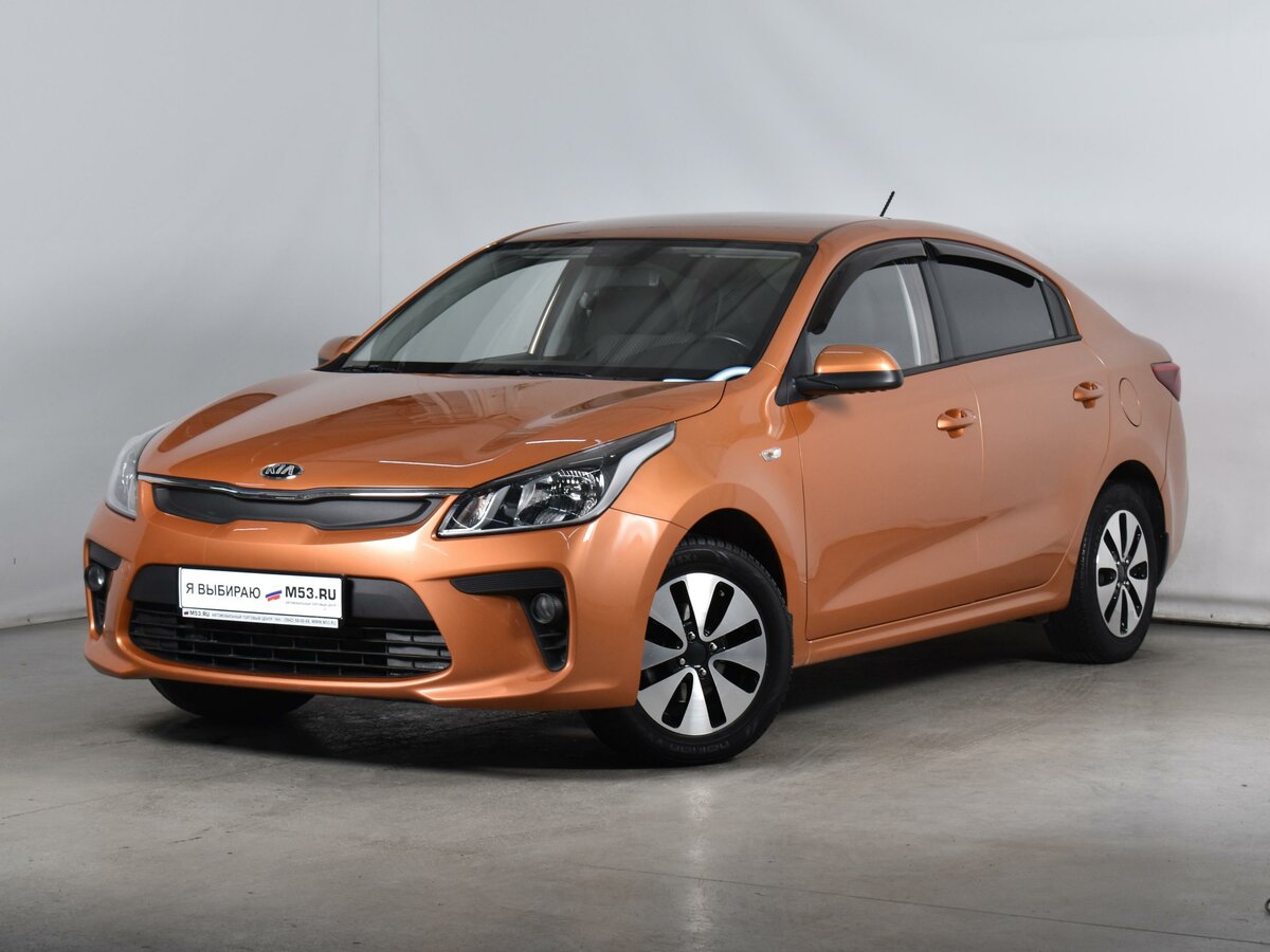 Kia Rio 2017 Prestige оранжевая