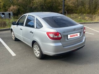 2015 Lada (ВАЗ) Granta I, серебристый, 270000 рублей, вид 3