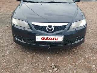 2007 Mazda 6 I (GG) Рестайлинг, чёрный, 350000 рублей, вид 1