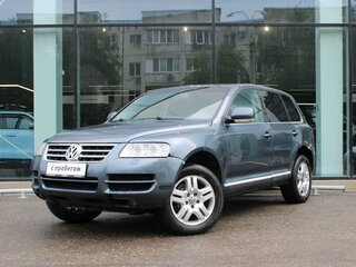 2003 Volkswagen Touareg I, серый, 600000 рублей, вид 1