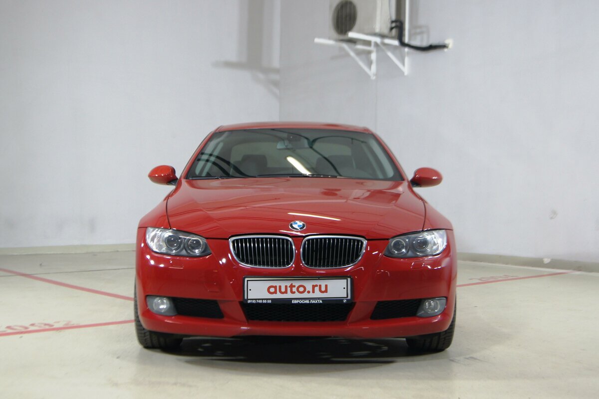 2009 BMW 3 серии 325xi V (E90/E91/E92/E93), красный - вид 1