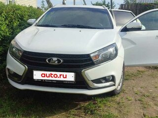 2018 Lada (ВАЗ) Vesta SW I, белый, 900000 рублей, вид 1