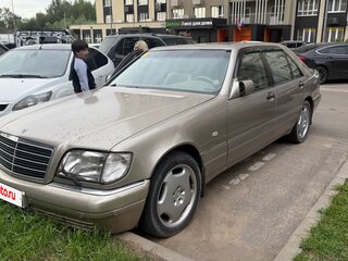 1994 Mercedes-Benz S-Класс 420 Long III (W140) Рестайлинг, золотистый, 1100000 рублей, вид 1