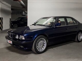 1990 BMW 5 серии 525i III (E34), синий, 500000 рублей, вид 1