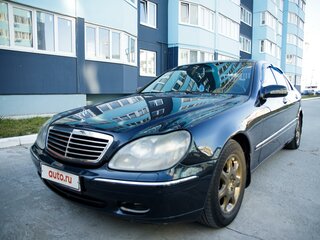 2000 Mercedes-Benz S-Класс 320 IV (W220), синий, 950000 рублей, вид 1
