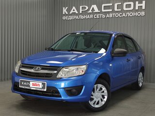 2017 Lada (ВАЗ) Granta I, синий, 460000 рублей, вид 1