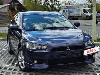 2007 Mitsubishi Lancer X, синий, 800000 рублей, вид 1