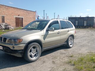 2002 BMW X5 4.4i I (E53), золотистый, 450000 рублей, вид 1
