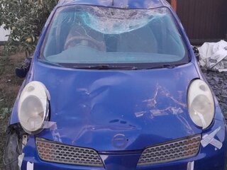 2002 Nissan March III (K12), синий, 100000 рублей, вид 1