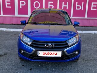2019 Lada (ВАЗ) Granta I Рестайлинг, синий, 700000 рублей, вид 1