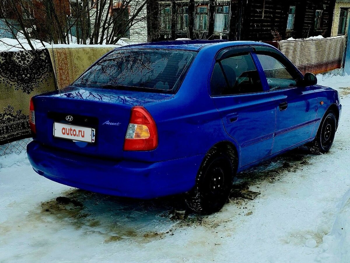 Купить б/у Hyundai Accent II ТагАЗ 1.5 MT (102 л.с.) бензин механика в ...