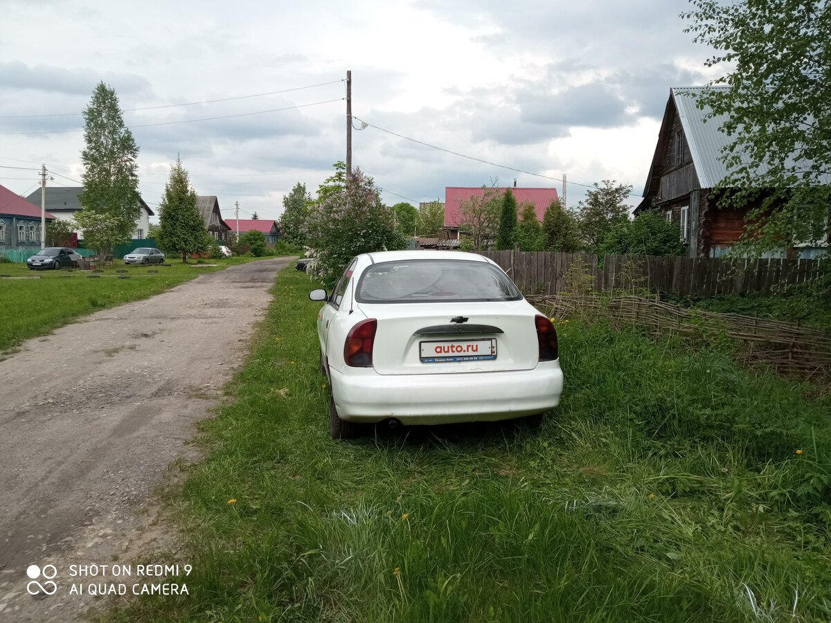 Шевроле ланос белый