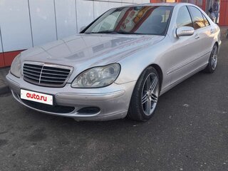 2003 Mercedes-Benz S-Класс 350 IV (W220) Рестайлинг, серебристый, 1150000 рублей, вид 1