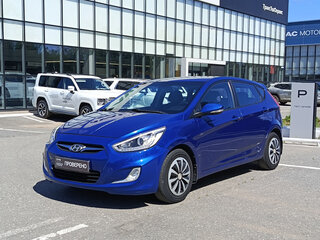 2013 Hyundai Solaris I, синий, 525000 рублей, вид 1