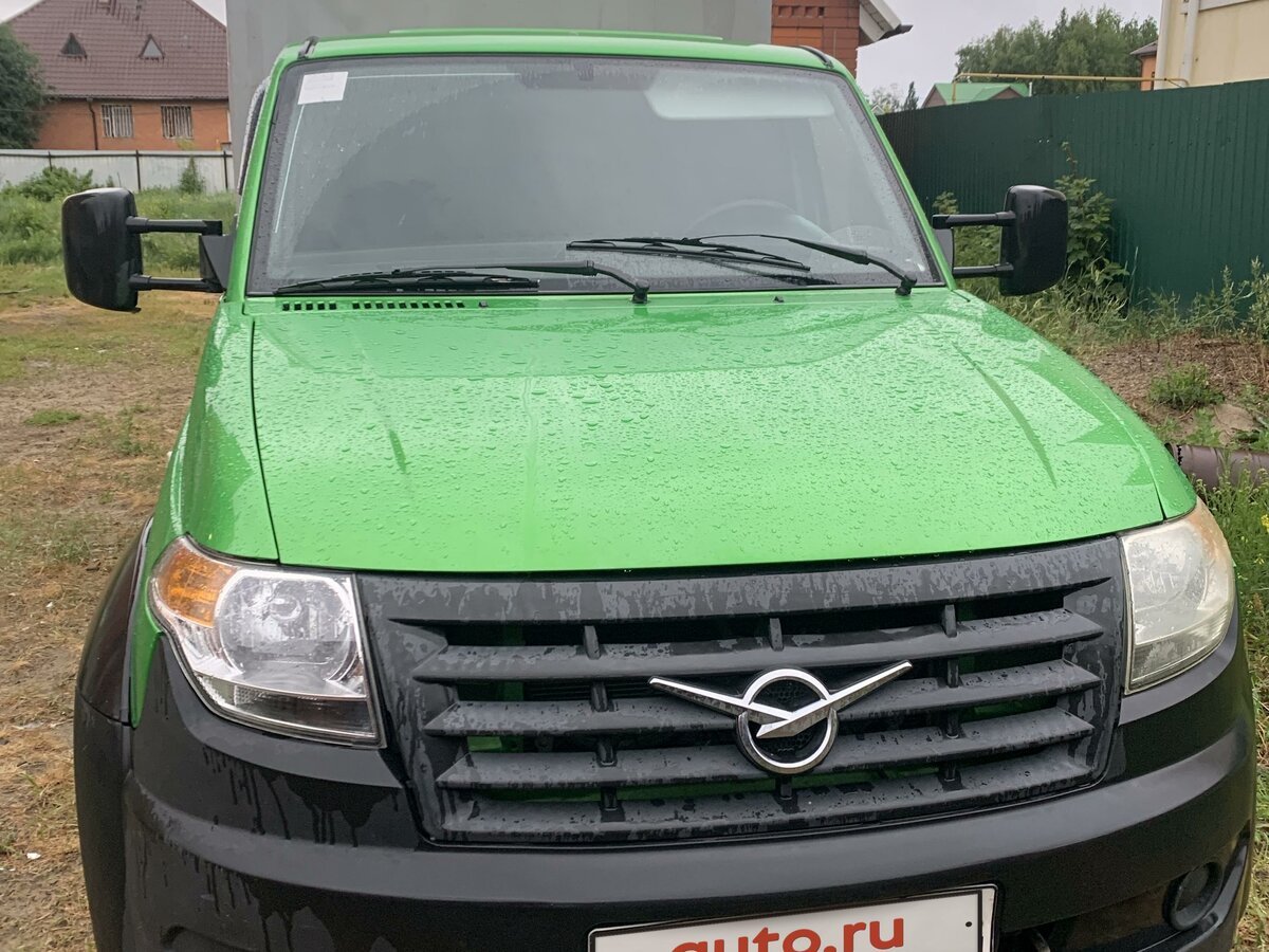 Купить б/у УАЗ Профи (двухрядная кабина) механика в Тюмени: зелёный ...