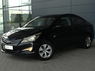2016 Hyundai Solaris I Рестайлинг, чёрный, 995000 рублей, вид 1