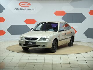 2005 Hyundai Accent ТагАЗ II, бежевый, 310000 рублей, вид 1