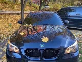 2008 BMW 5 серии 520d V (E60/E61) Рестайлинг, чёрный, 1100000 рублей, вид 1