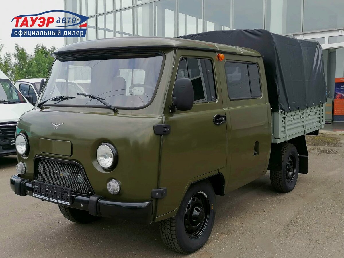 Купить новый УАЗ 3909 бензин механика в Орехово-Зуево: зелёный ...
