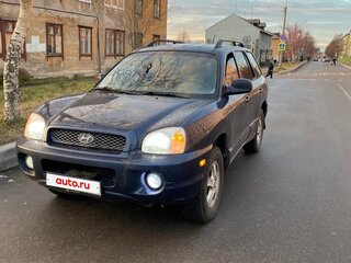 2004 Hyundai Santa Fe I, синий, 400000 рублей, вид 1