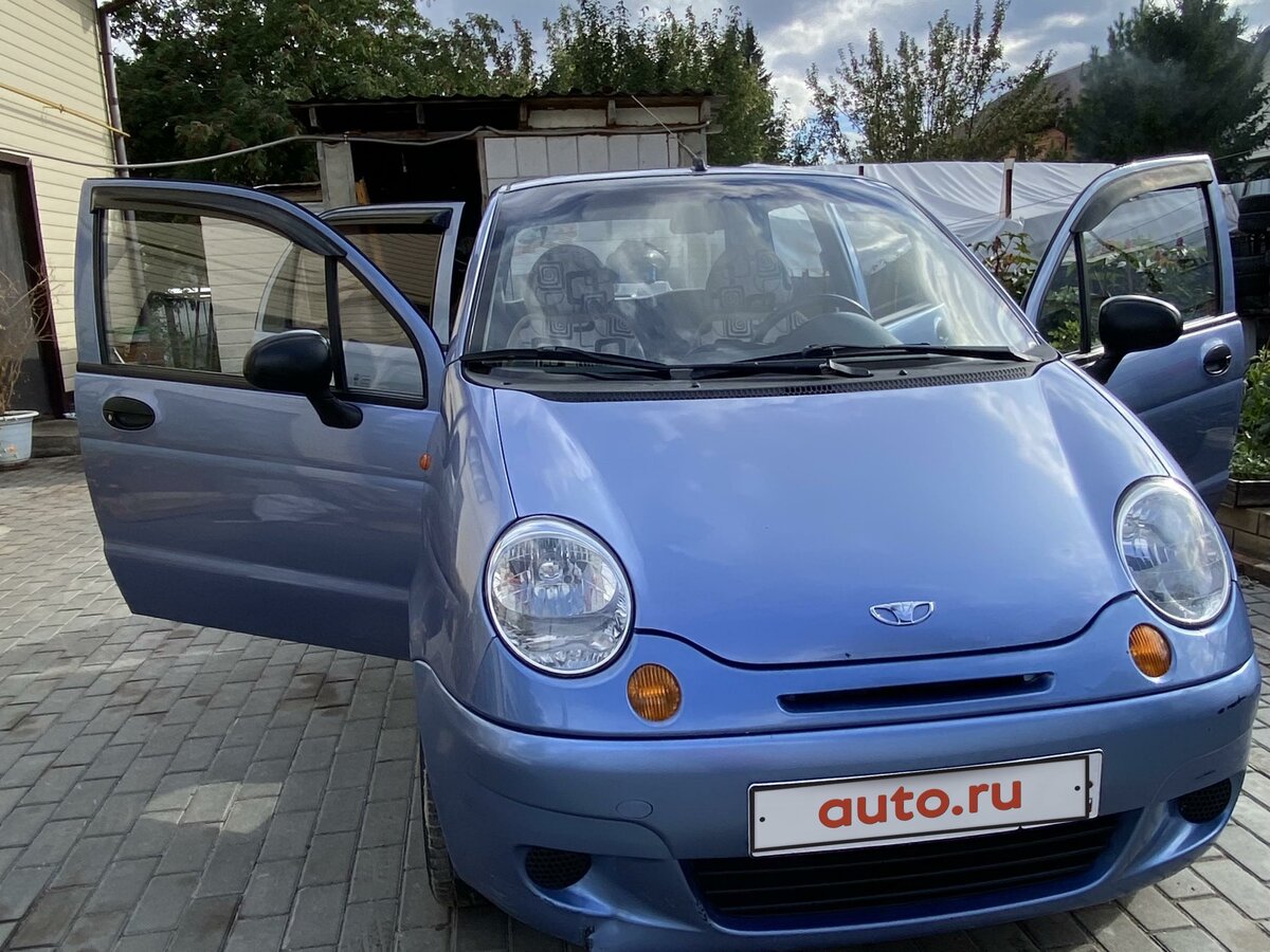 Daewoo Matiz 2007 РіРѕР»СѓР±РѕР№