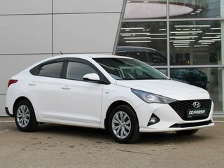 2021 Hyundai Solaris II Рестайлинг, белый, 1450000 рублей, вид 1