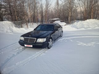 1998 Mercedes-Benz S-Класс 320 Long III (W140) Рестайлинг, чёрный, 1247000 рублей, вид 1