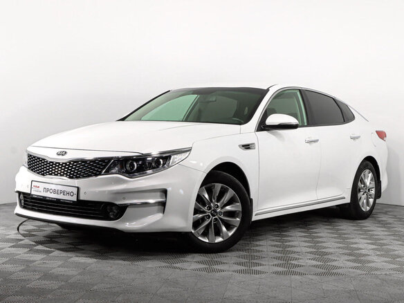 2017 Kia Optima IV, белый
