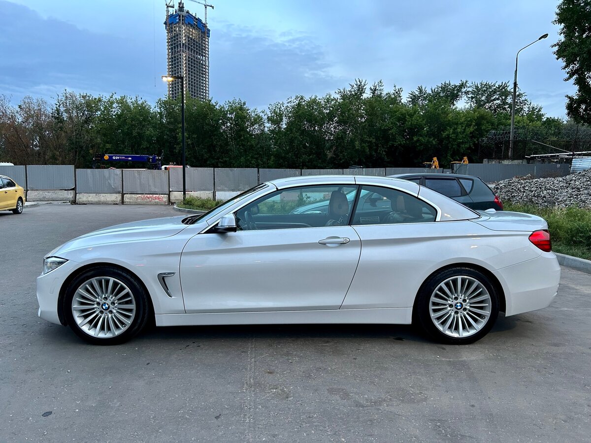 Bmw 4 кабриолет белый